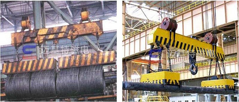 MW12系列、MW15系列吊運(yùn)捆扎螺紋鋼、圓鋼用起重電磁鐵
